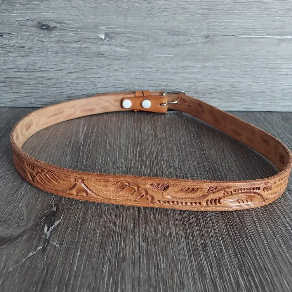N/A tooled leather
